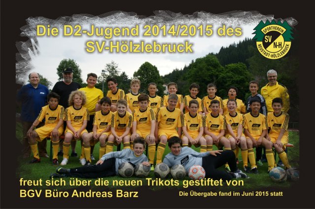 2014/15 D2-Jugend Trikots BGV