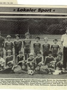 1981 E-Jugend Meister Bezirksstaffel
